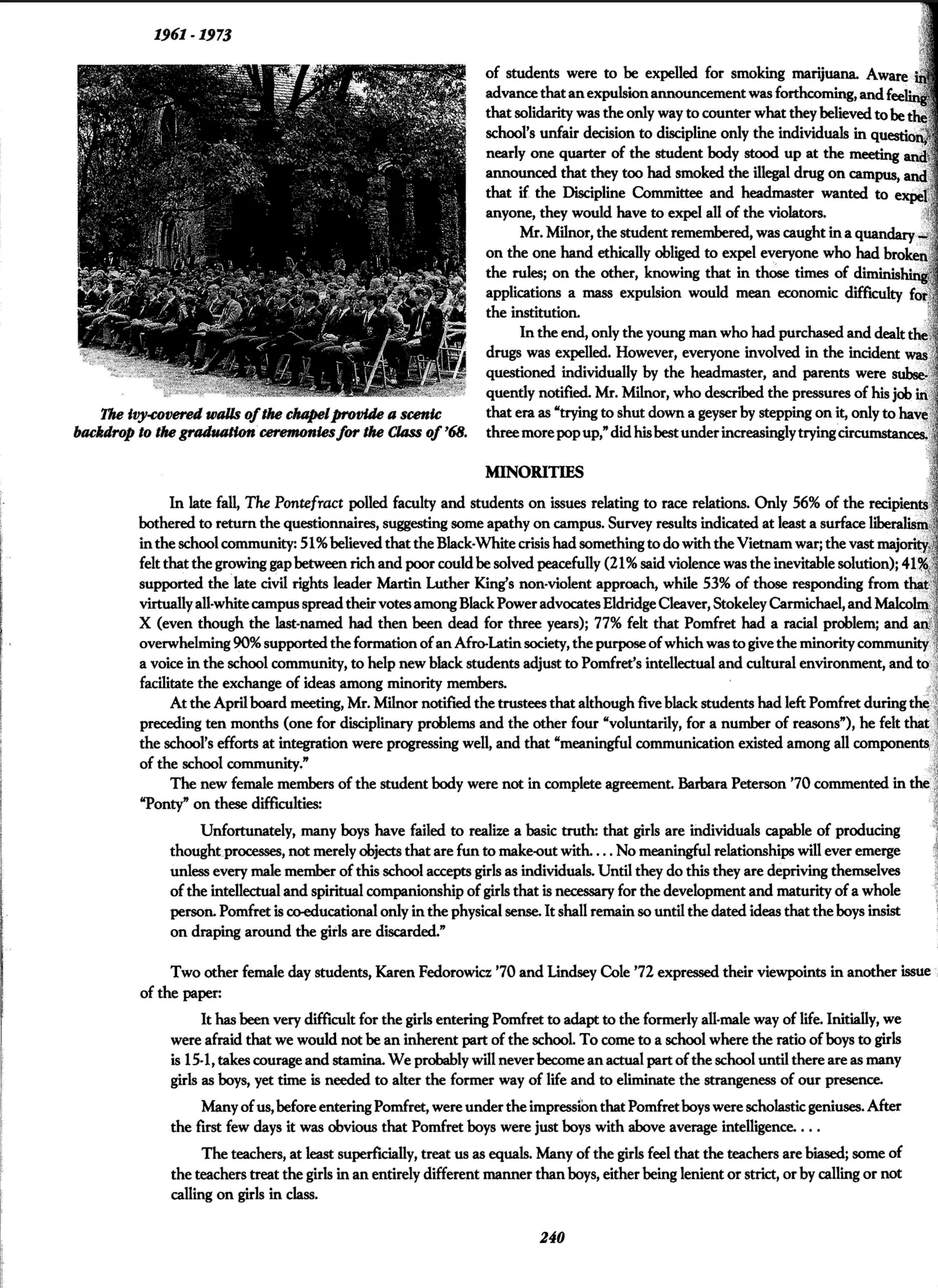 Page 2: Minorities, 1961-1973