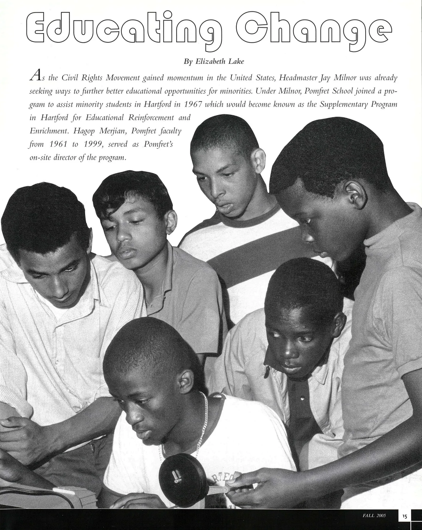 Page 10: Educating Change