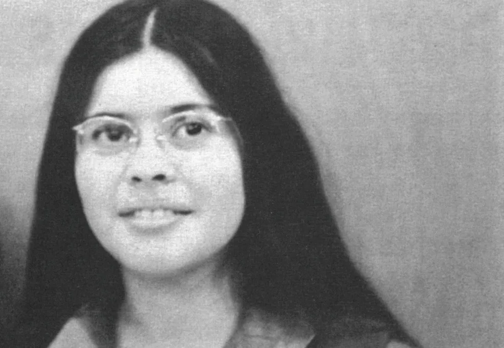 Yearbook portrait of Naomi Vega '69, the first female graduate of Pomfret School